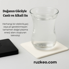 Ruzkeo Plazma Enerjili Bardak Altlığı